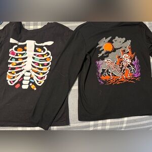 Two Halloween shirts